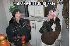 bizarre icicle double 9gag meanwhile russia