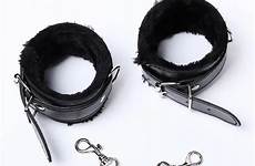 handcuffs pu restraints soft leather sex bondage slave ankle cuffs couple toys pair