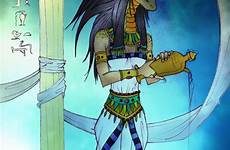deviantart egyptian goddess gods mythology anubis egypt snake water head goddesses anime ancient purification saved fresh