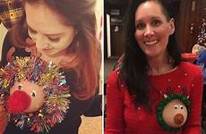 reindeer boobs women trend titillating festive