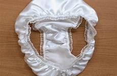 panties ruffled frilly sissy satin underwear briefs knicker bikini size