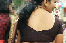 aunty back saree hot indian blouse bhabhi choose board women beauty beautiful