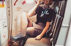 stewardess airline attendant trolley