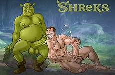 shrek gay xxx naked nude penis big cock cum logan human hairy ogre imageweb green sex male drawn picsegg bear