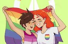 lgbt lgbtq tracer overwatch bisexual amour lesbienne emily orgullo lesbisch lesbien lesbische idée paix communauté fantastique amar yaoi respeto manhwa