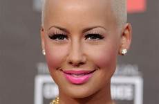 amber rose hair head shaved carpet red twitter bald leak cried days two over short styles sexy hacked account critics