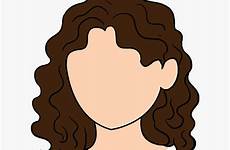 curly hair cartoon girl clipart easy draw anime drawing back nice short chibi middle views
