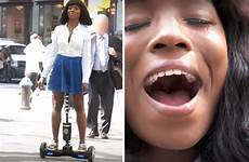 hoverboard girls dildos struggle rides sees advert prank commute