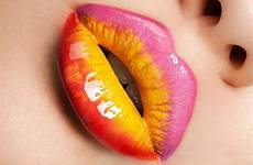 usta labios twarz lipstick rainbow kolorowe kobiety arco pantalla tapeta glossy guardar