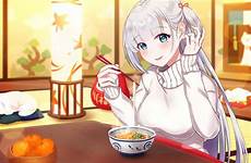 shoukaku azur zerochan kitsune udon mugi azurelane