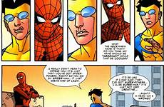 invincible spiderman superman dialogue