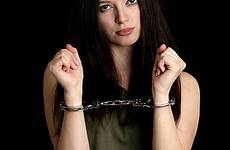 handcuffed girls stock handcuffs girl military similar