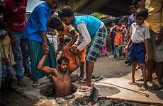 streets poo rajkumari suraj manhole drain sanitation helped unblocking
