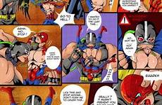 gay spider man wrestling bane bara comics manga xxx male rape forced batman yaoi small tumblr boy rule respond edit