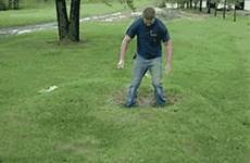 lawn grass blister under water gif