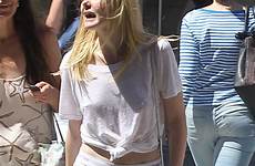 elle beverly hills faning shorts hawtcelebs fanning