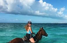 riding beach horseback ocean horse horses turks caicos choose board
