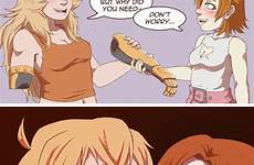 rwby comic anime fanart yang nora vibrator yuri memes her if arm choose board team ships vs uploaded user