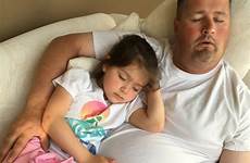 lap daddy summer sleepover almost little she asleep hangover call