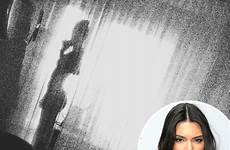 kendall jenner instagram nude poses curtain behind loccisano getty michael