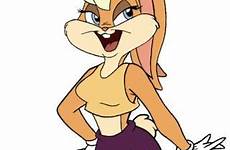 bunny girlfriend lola bug looney tunes characters cartoon visit