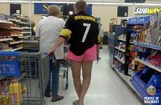 walmart funny shoppers wal mart steelers people fans flasher fun stores meanwhile part not hot woman bandwagon la which greeter