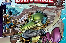sonic archie universe hedgehog comic series issue pirate espio captain otter vector comics crocodile chameleon bee charmy zerochan princess wikia