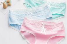 cute underwear panties women girls lingerie style harajuku breathable knot bow cotton lace soft sweet briefs ladies