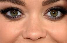 sarah hyland eyes close skin celebrity makeup celeb eye big saved