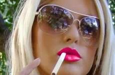 smoking lipstick cigarettes smok smokers hottie obsession smokey sunglasses