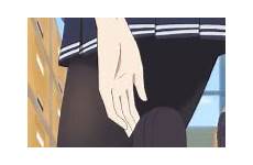 anime gif thighs saekano