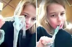 girl octopus eating viral live eats after blonde massive star