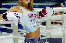 kickboxing ekaterina muay boxing wrestling gloves boxe catfight
