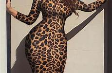 leopard midi leopardo ajustado bodycon estampado larga guardado