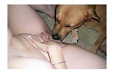 pussy dog doggy licks passionate shaved brown sensually ago years
