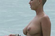 amber rose nude sexy fishnet dress stars her