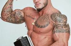 muscle bodybuilder tattooed tatooed cedric faces