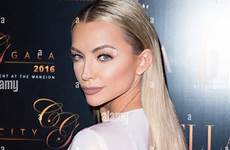 lindsey pelas playboy attends fundraiser gala city alamy stock mansion angeles february los california