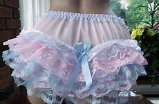 panties frilly sissy rhumba ruffle lacey lingerie handmade beautiful