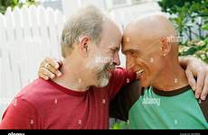 aged hugging alamy middle couple gay