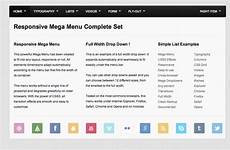 mega menu drop down showcase solutions