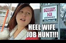 wife stripper heel embarrassing husband