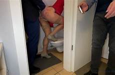 wife fucked secretly restroom husband office ceo watches