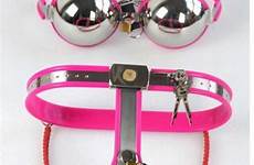 chastity belt sex female bra bdsm pink steel toys bondage tools stainless slave device set hot women model fetish nipple