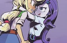 pony little mlp rarity applejack lesbian girls equestria derpibooru anime rarijack comic friendship ล ปะ คา แร ค เต อร