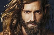 hair men long beard naked hairy male bearded chest shoulders beards model blonde saved luna styles