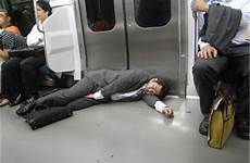drunks businessmen subway financetwitter salary