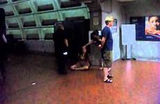 drunk metro police dc passenger girl taken video arrest caught gets station