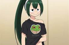 tsuyu hero academia asui scratch anime characters memes gif boku chibi meme waifu choose board character