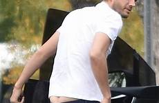 ashton kutcher his mila spread kunis open actor brown while hair flashes backside bottoms stepping slouchy wife down letting unshaven